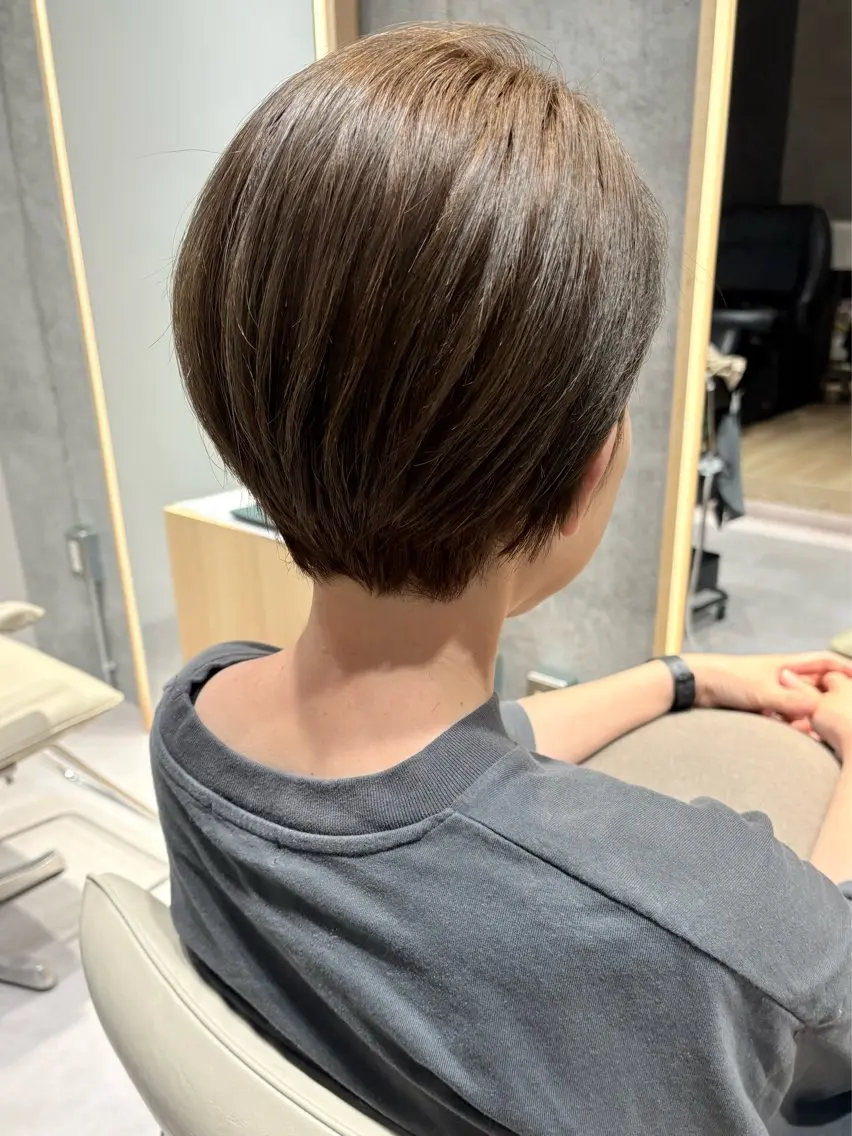 ショート ショートボブ ハンサムショート ボブ 髪質改善 ショートヘア 🫧ナギサ/本厚木/ ショートカット🫧のヘアスタイル