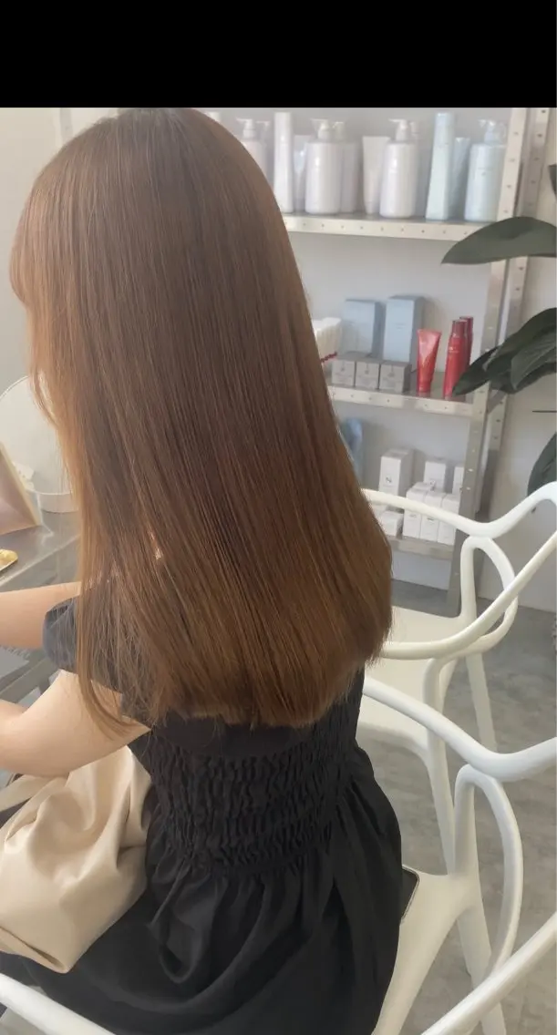 ロング 松林 加菜のヘアスタイル