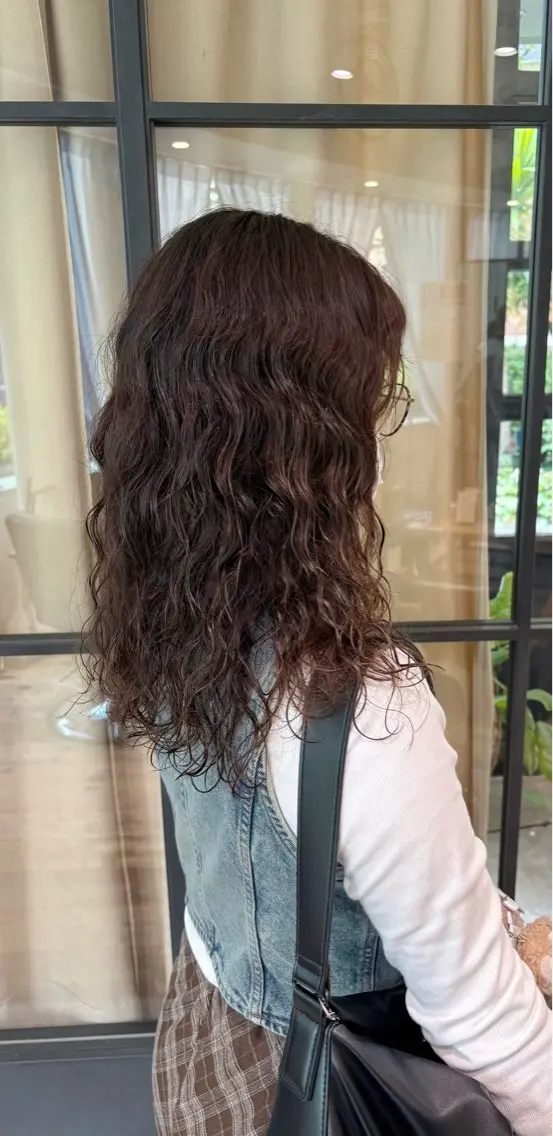 ミディアム ミディアムパーマ カット パーマ 梅田美容室/カット /Maoのヘアスタイル