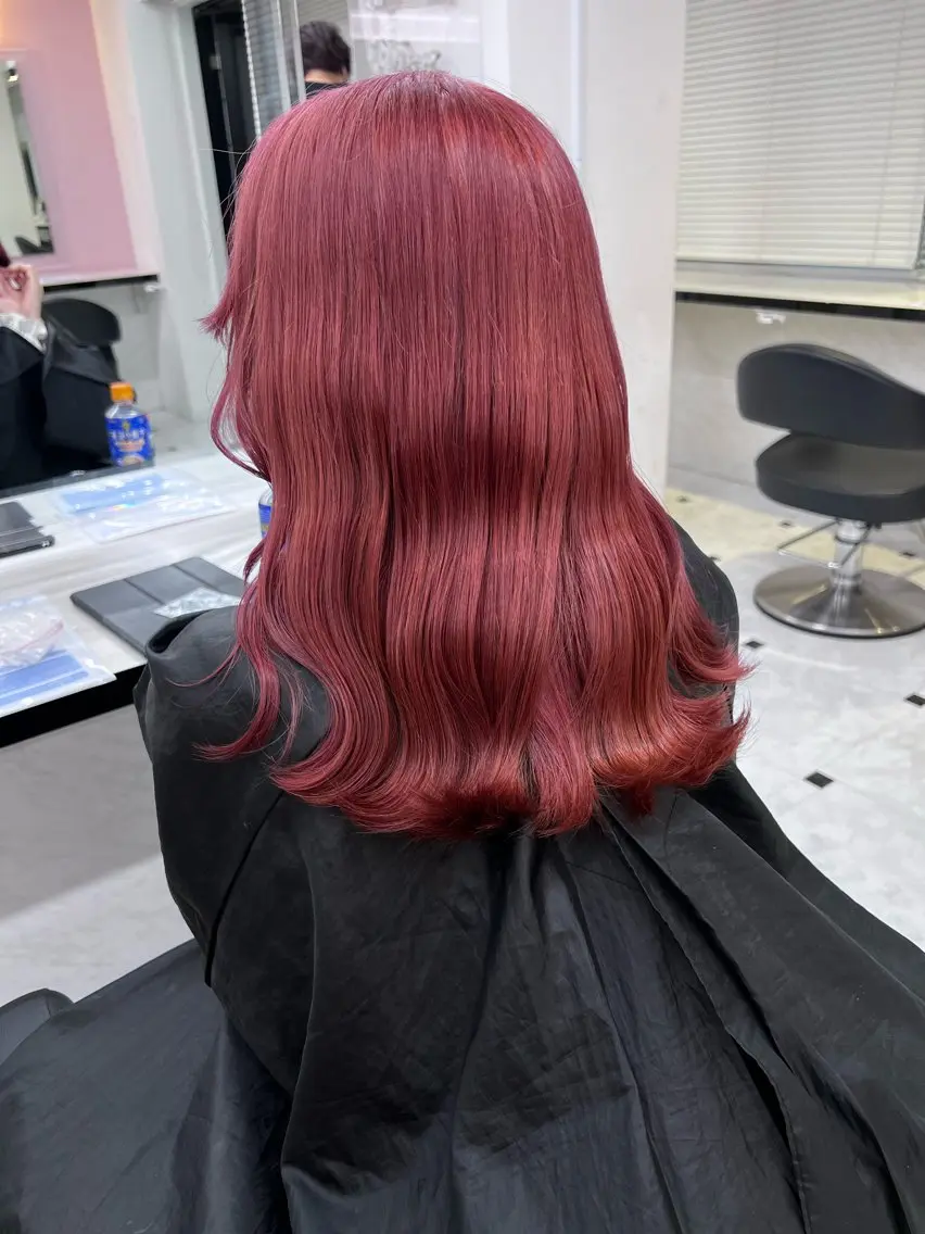 ミディアム カラー ヘアアレンジ カット ヘアカラー トリートメント ヘッドスパ ヘアセット 💕上野美容師☁ ブリーチ💖サワのヘアスタイル