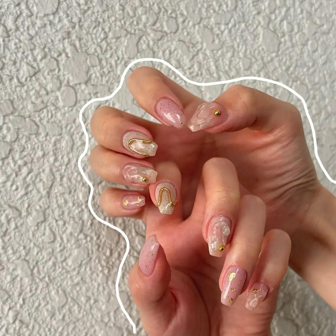 ネイル 持ち込み ハンドネイル Nailsalon BLOOM🌷 山崎のネイルデザイン