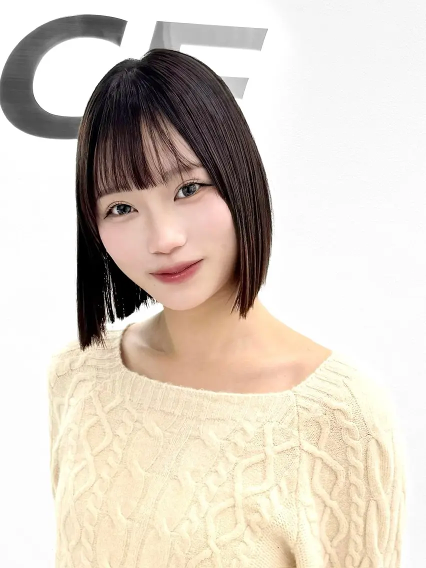 ショート カラー ヘアアレンジ カット ヘアカラー 縮毛矯正 トリートメント ヘッドスパ ヘアセット 縮毛矯正🤍 盛れるボブ/ひかりのヘアスタイル