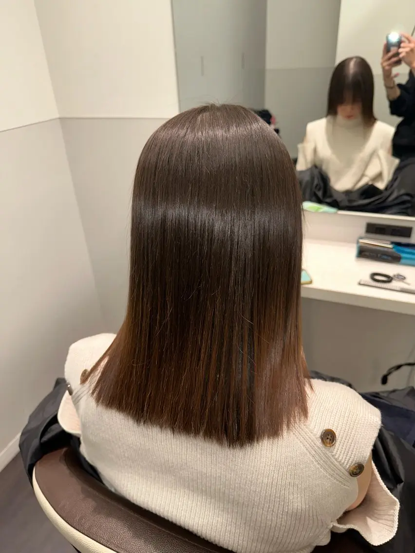 ミディアム 美髪特化✨ 伊織✨縮毛矯正✨のヘアスタイル