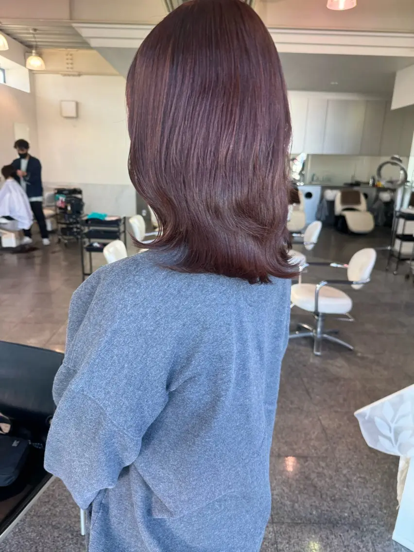 セミロング カラー 🫧ヒシダアキ taboo.i🫧のヘアスタイル