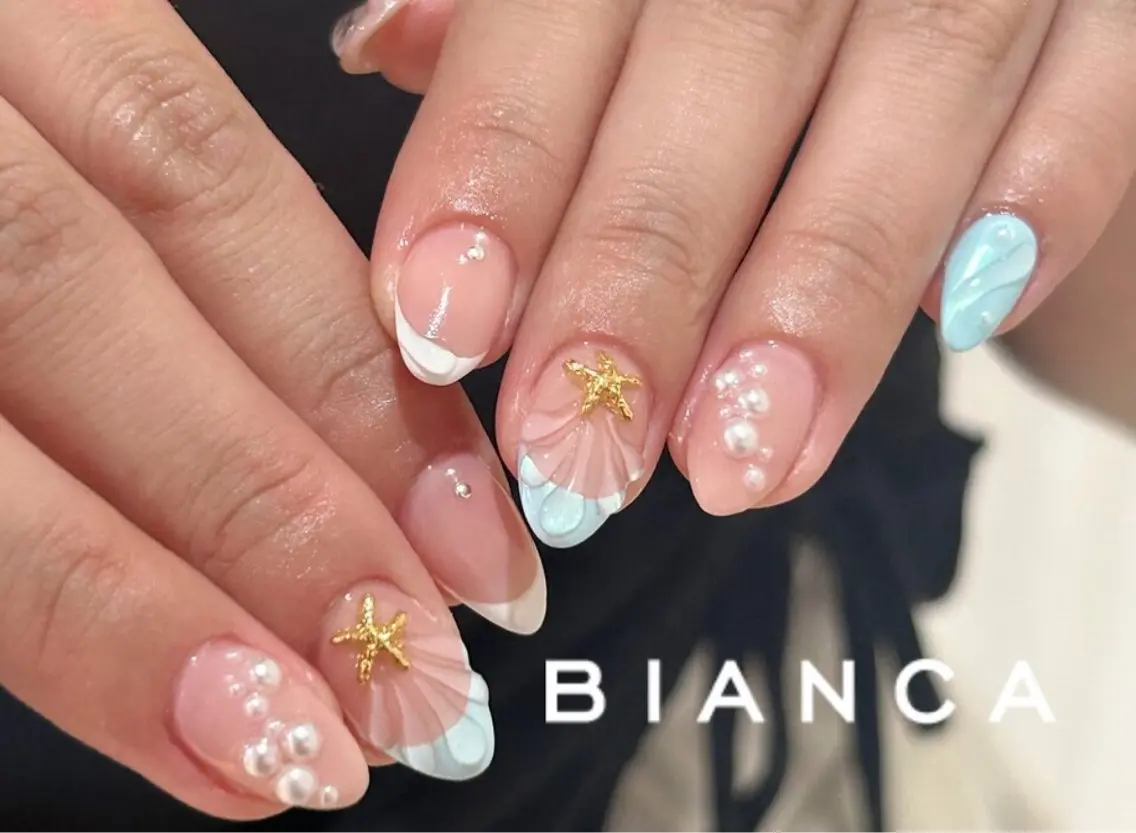 ネイル フットネイル Bianca神楽坂 MIRIのネイルデザイン