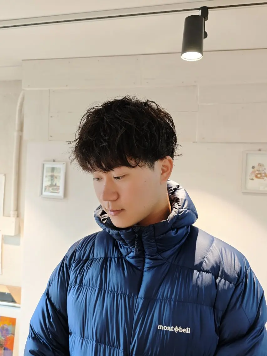 🉐1日1名様限定‼️メンズカットパーマ撮影モデル様募集します📷簡単な撮影させてもらいます！詳しくは補足説明から⭕️の写真