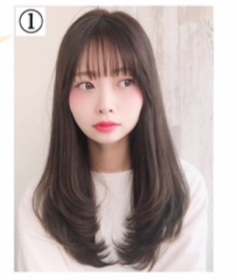 ロング ロングレイヤー レイヤーカット ロング 平田 一成のヘアスタイル