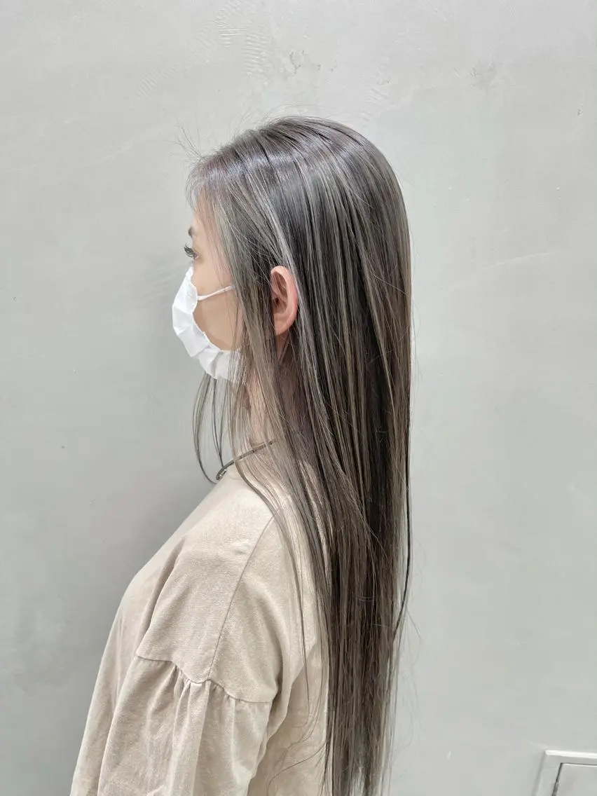 【圧倒的立体感✨✨】3Dハイライト+透け感カラー☆の写真