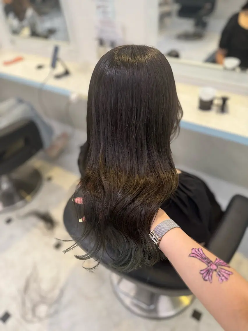 ロング ヘアカラー 似合わせcolor 🎀ʀɪɴᴏ🎶🪽のヘアスタイル