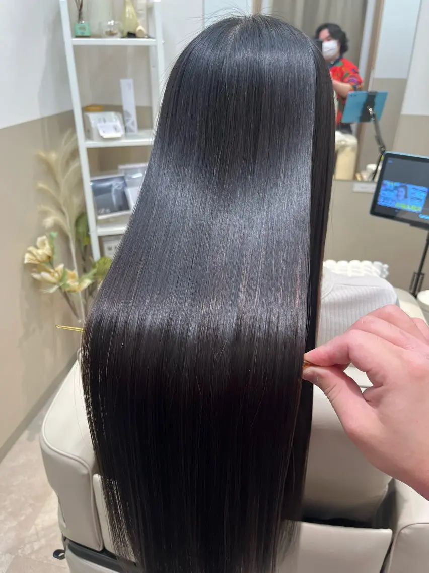 ロング 髪質改善 ulu+sia/ 神戸本格派髪質改善のヘアスタイル