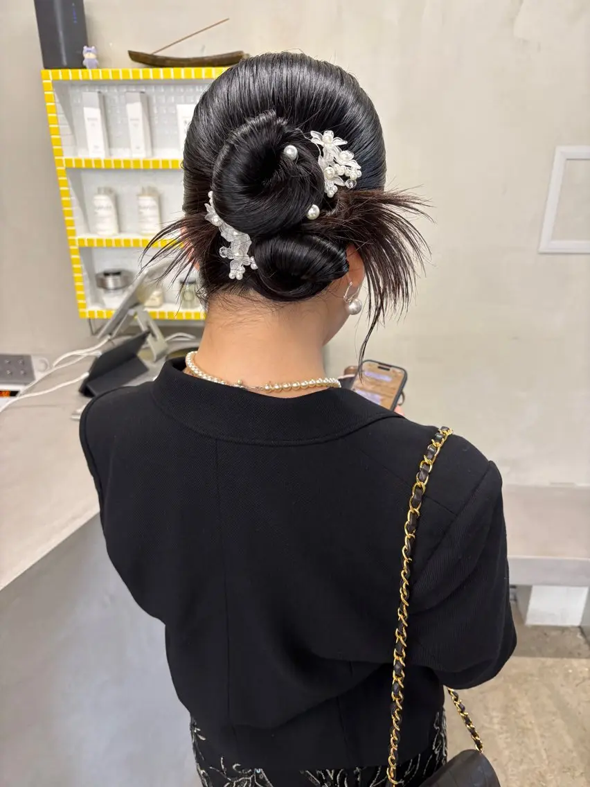 ヘアアレンジ ヘアセット yuuna/ ハッシュカット🎀のヘアスタイル