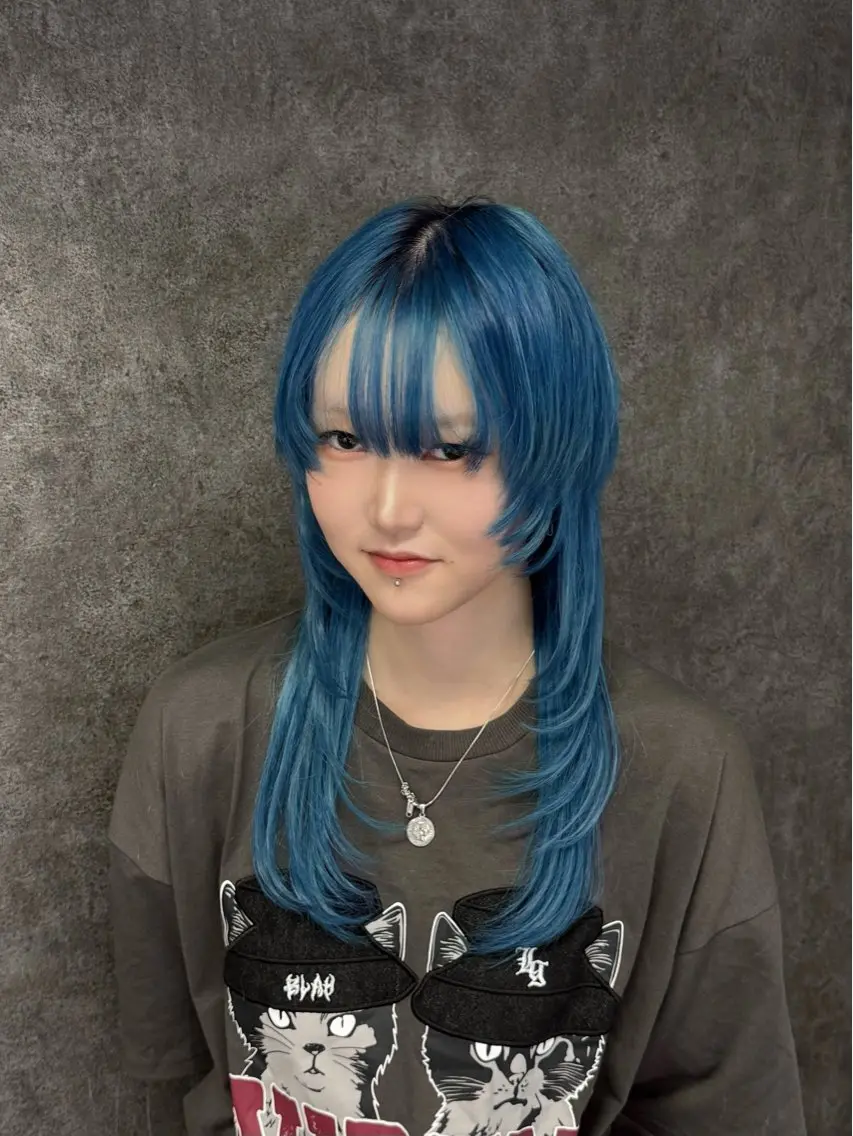 ロング カラー 🐺新宿manabu プルエクステのヘアスタイル