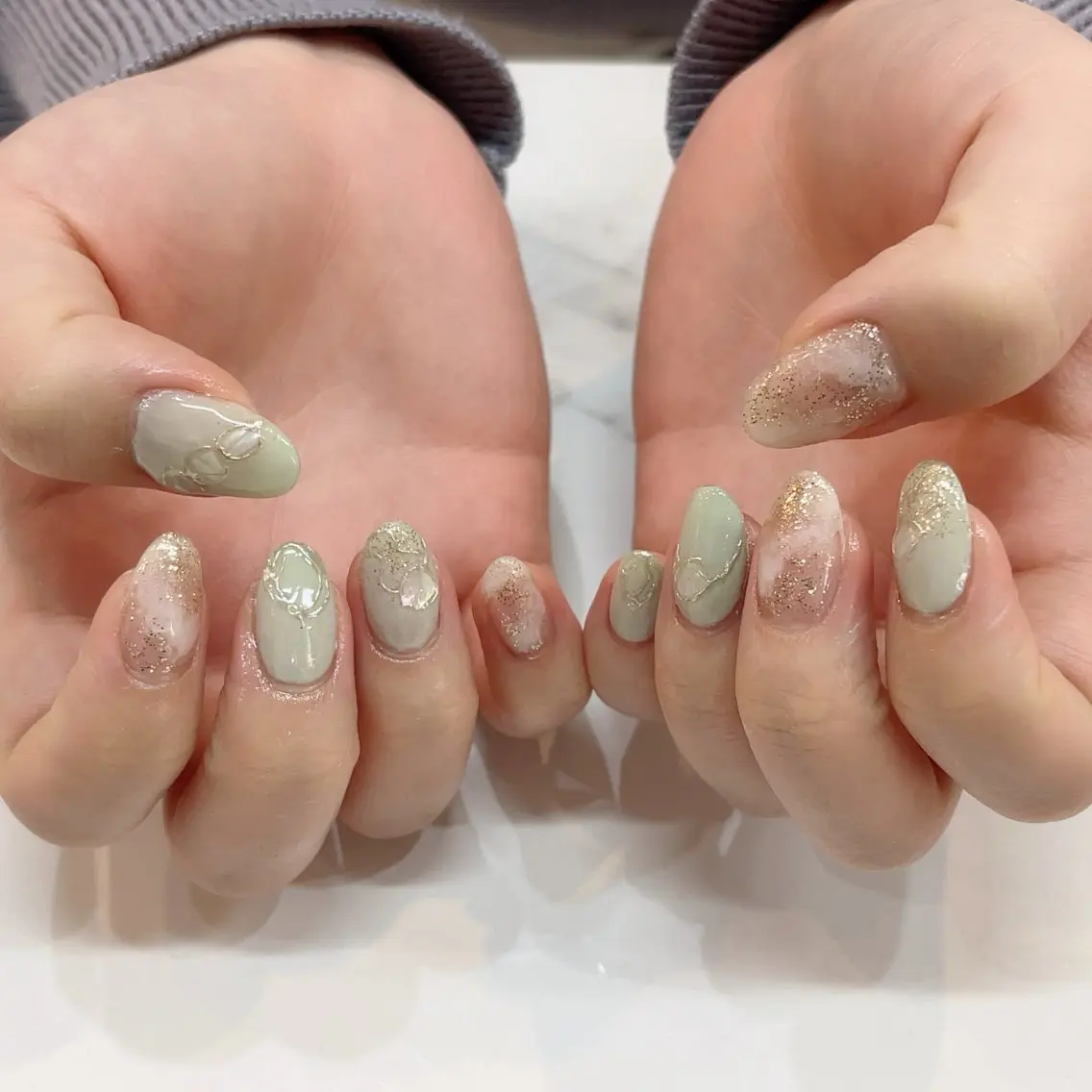 ネイル ハンドネイル ハンドケア あおやぎ ゆきこのネイルデザイン