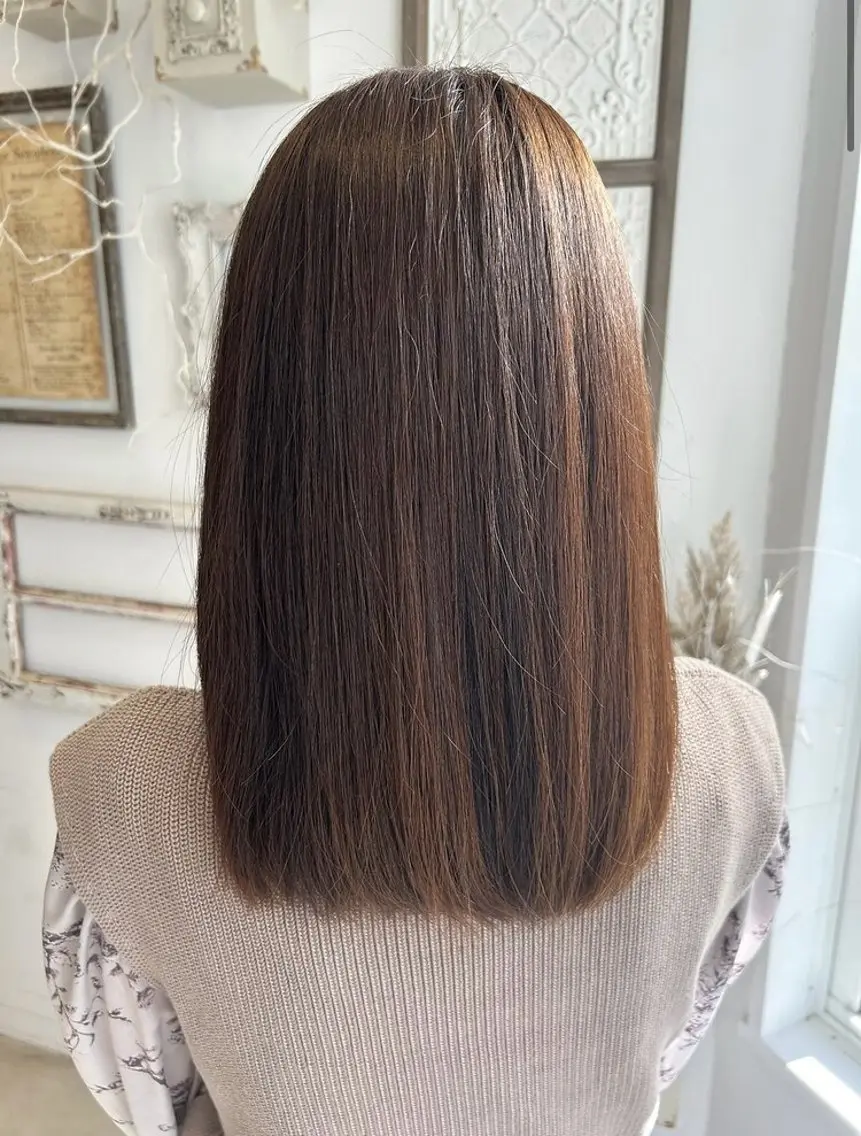 ロング カット YUKI .のヘアスタイル