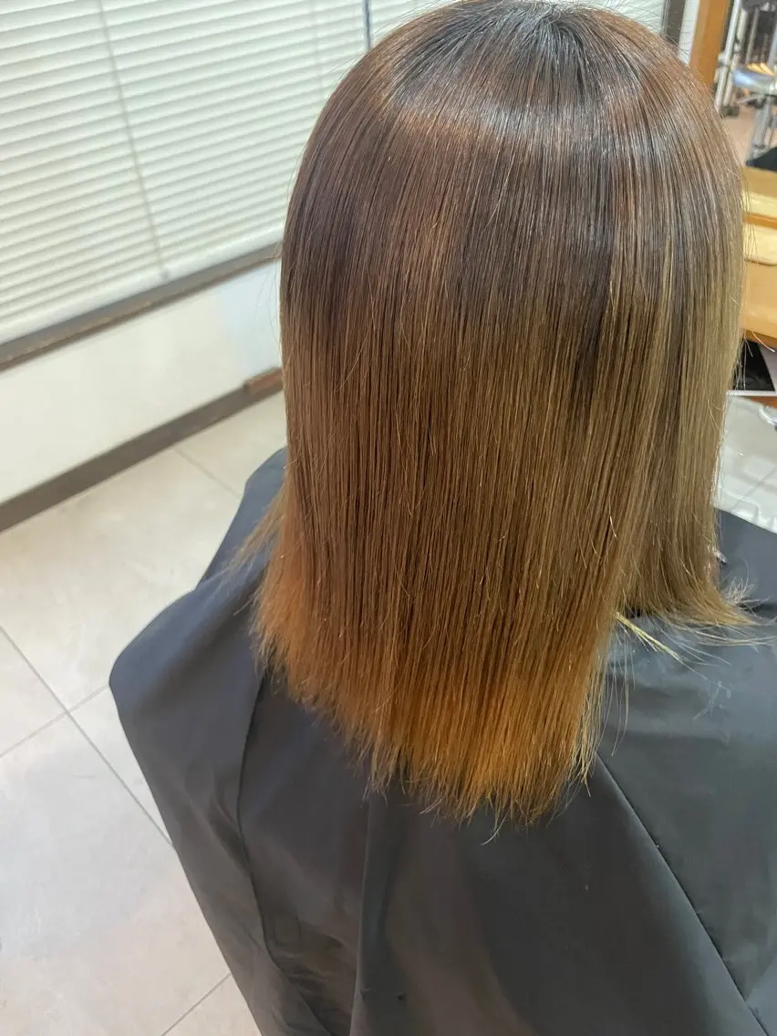 ミディアム 縮毛矯正 縮毛矯正 TIDEHAIR SHUKAのヘアスタイル