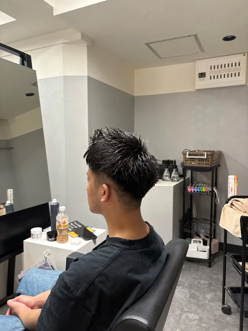 ショート メンズ フェード期間限定 ブライト木村のヘアスタイル
