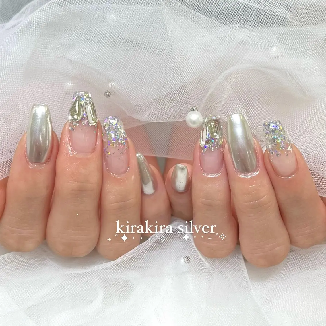 ネイル Blanche mimi.u_aのネイルデザイン