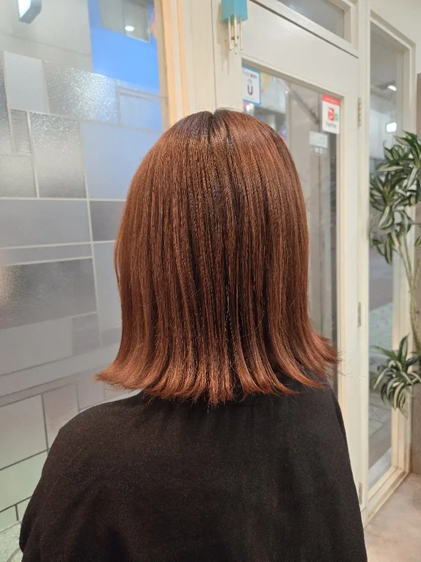 似合わせカット✂+美潤ミストカラー🍎の写真