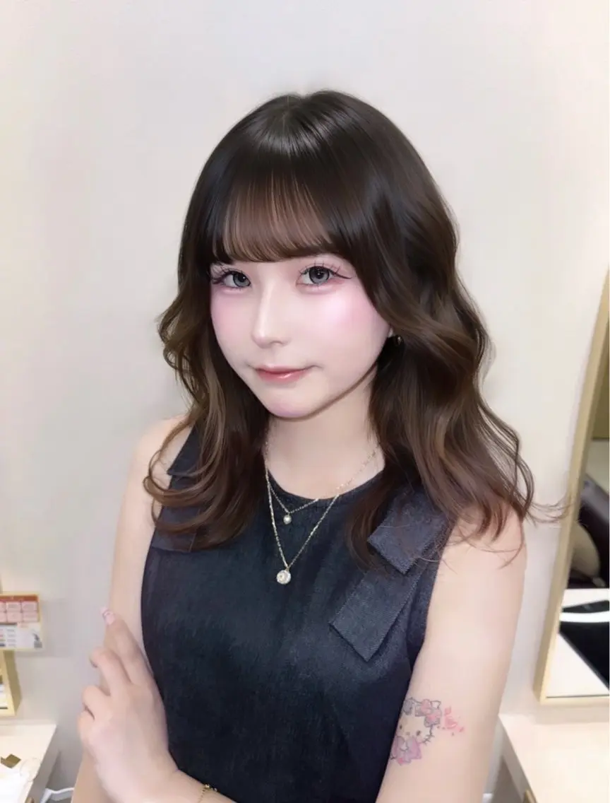 ミディアム トリートメント 堀内 都姫のヘアスタイル