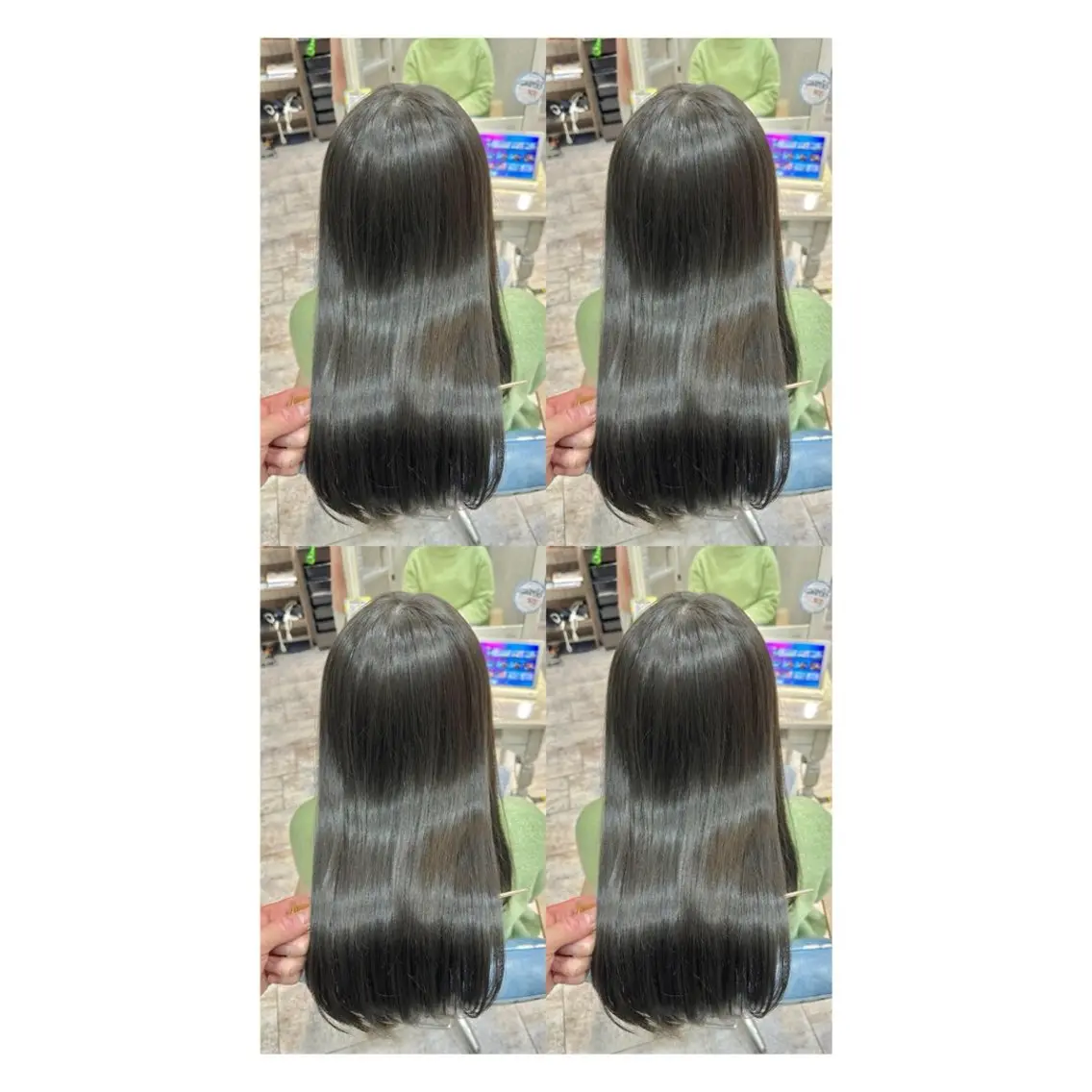 ロング カラー 透明感カラー 髪質改善 縮毛矯正 トリートメント カット ヘアカラー トリートメント 店長✨レイヤー✖️ 髪質改善✖️韓国ヘアのヘアスタイル