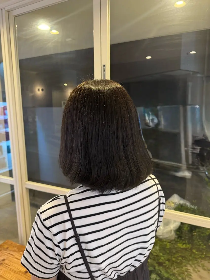カラー ベージュカラー オリーブベージュ 【YARD.】橋本 稀乃のヘアスタイル