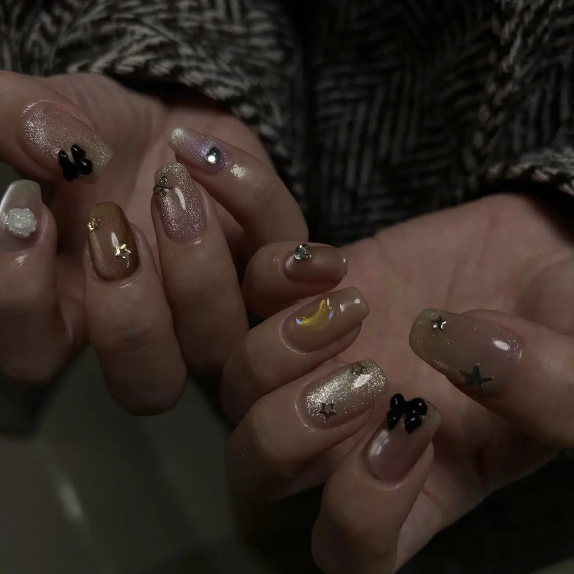 ネイル マグネットネイル IZUMIꕤnail 堺筋本町|心斎橋のネイルデザイン