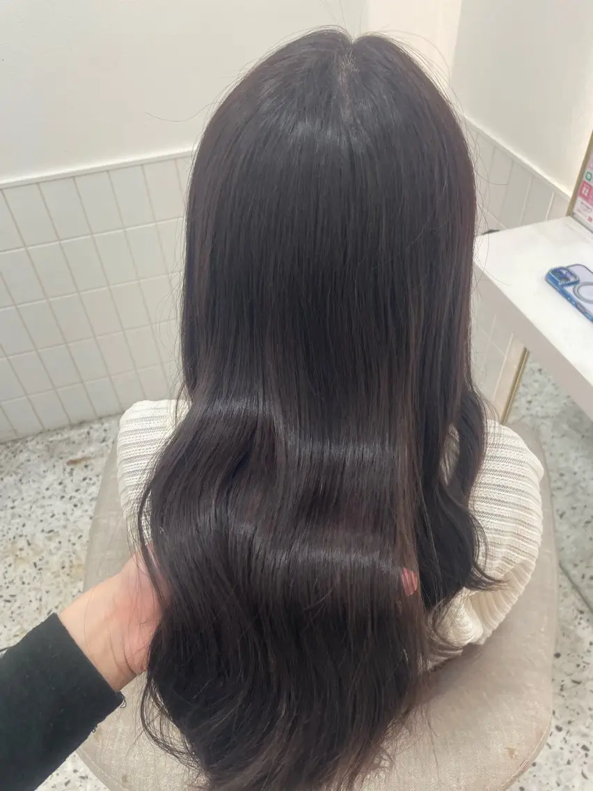 ロング カラー 中村 心のヘアスタイル