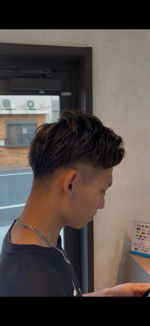 メンズ 藤井 楓のヘアスタイル