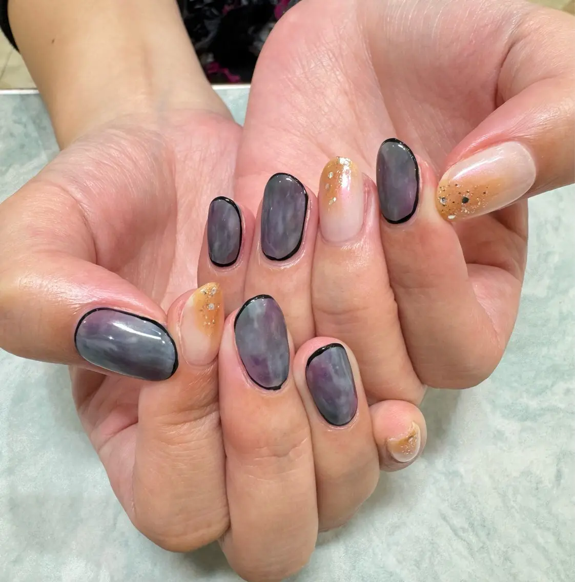 ネイル ハンドネイル nailist kanae🦖のネイルデザイン