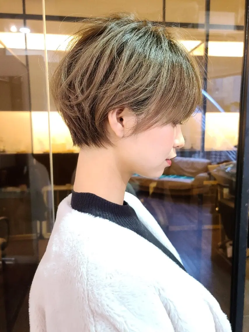 ショート ショートヘア 中高下 由真 ◎モニター様価格のヘアスタイル