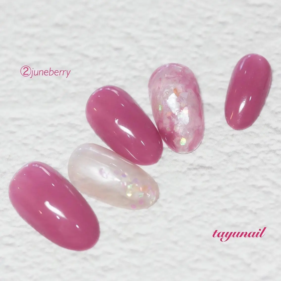 ネイル アートネイル ブルー ジェルネイル キラキラネイル ワンカラーネイル ネイルサロン 【たゆnail】のネイルデザイン