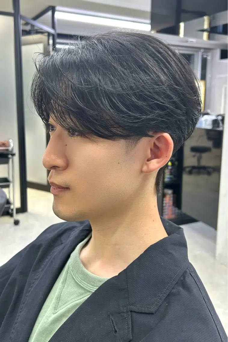 ショート カラー メンズ カット ヘアセット メンズスタイリスト 前田雄輝のヘアスタイル