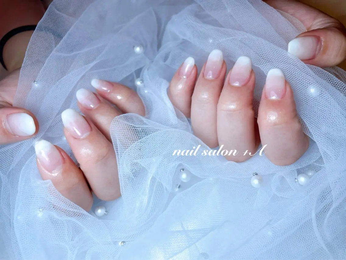 ミディアム ハンドネイル Nail Salon +Aのネイルデザイン