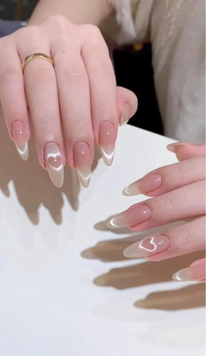 ネイル チークネイル フットネイル フレンチネイル グラデーション 韓国ネイル YUKI NAILのネイルデザイン