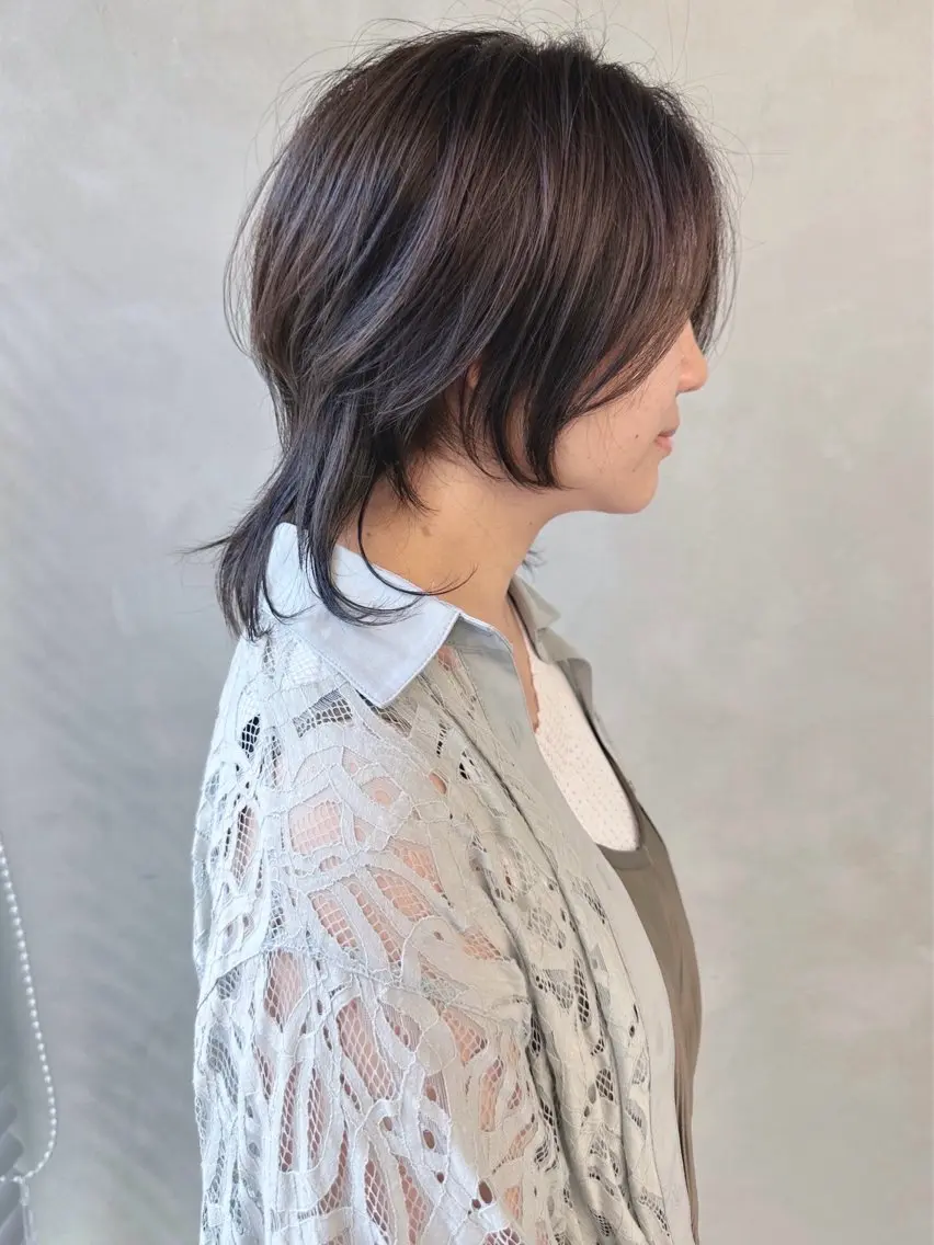 ショート カット ボブ/ゆるふわ ボブパーマ/とういのヘアスタイル