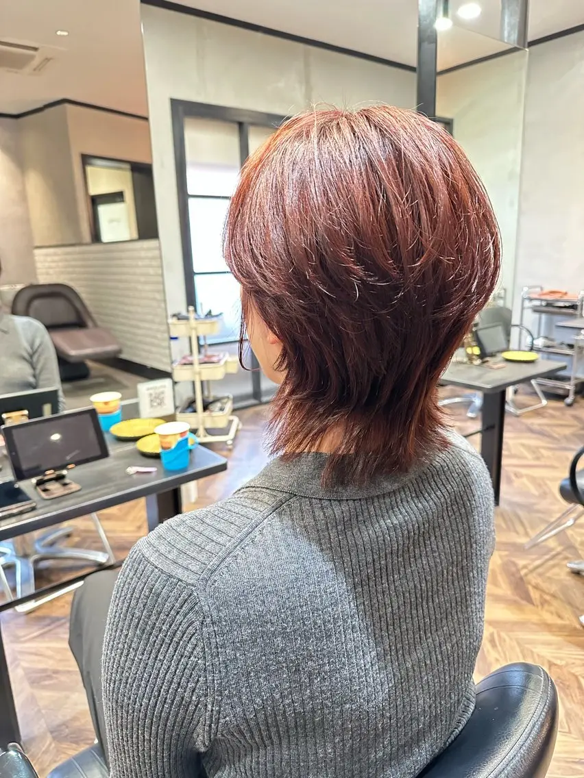 ショート ウルフカット RI HOのヘアスタイル