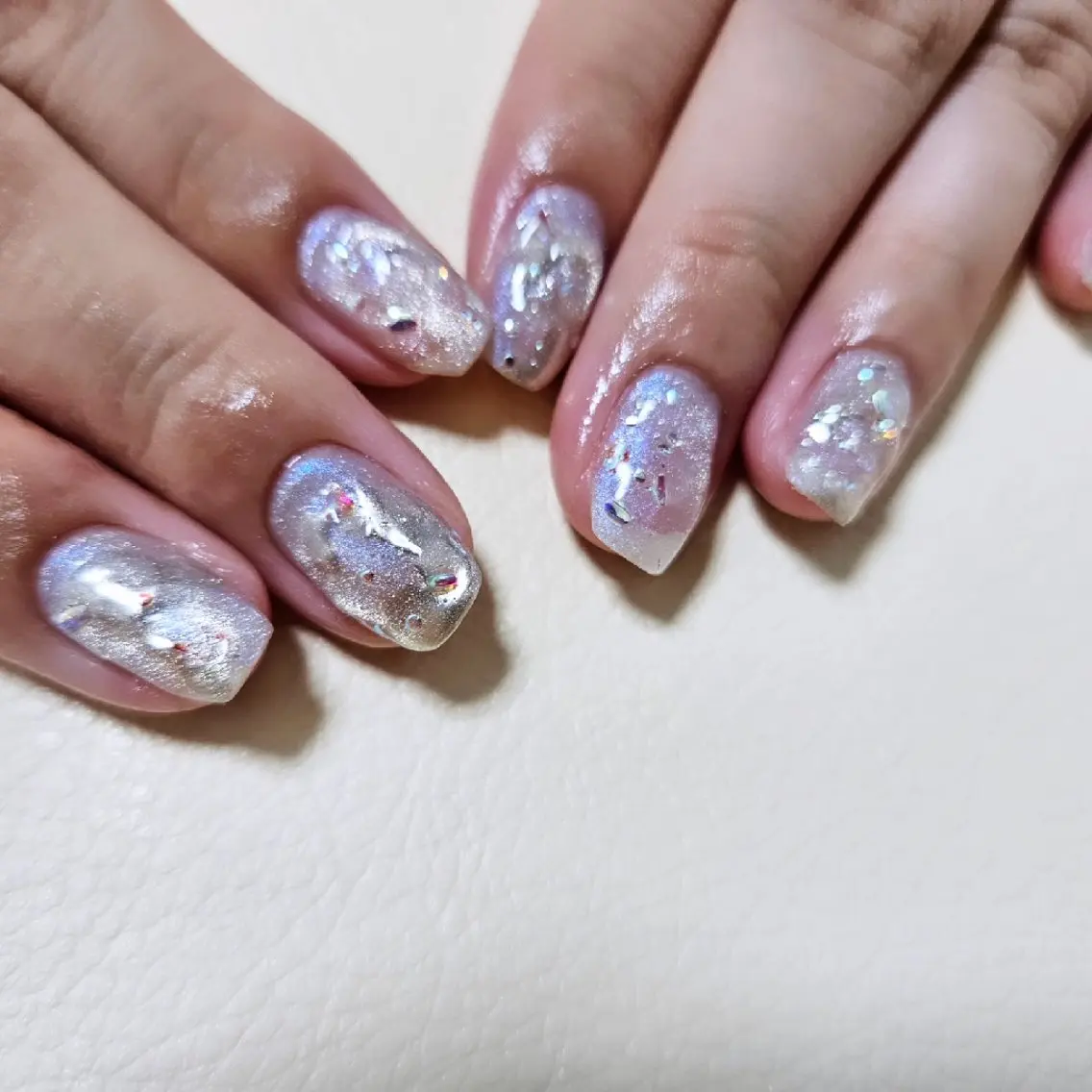 ネイル ニュアンスネイル ハンドネイル shellnail 大阪市港区ネイルのネイルデザイン