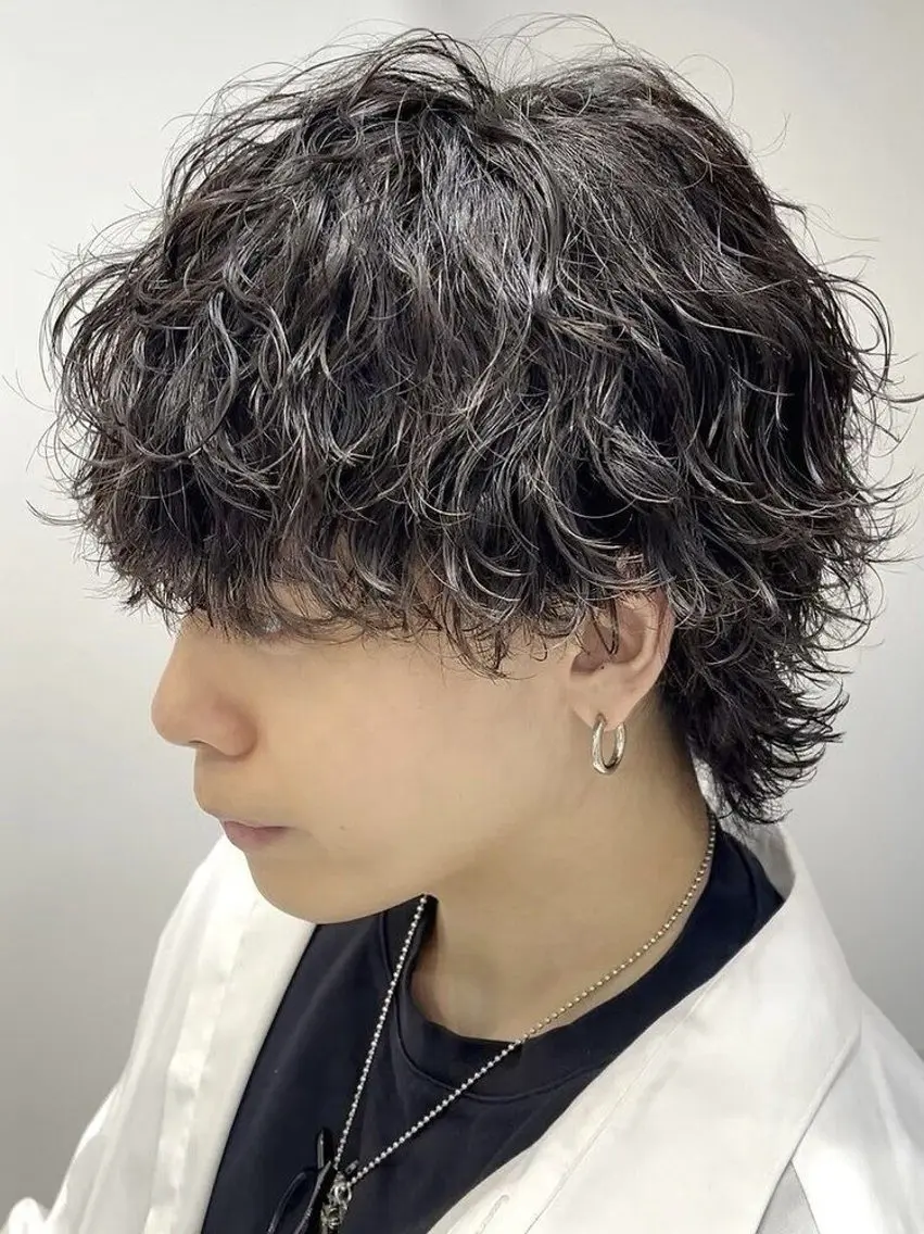 パーマ メンズ 安藤幹人 メンズパーマのヘアスタイル