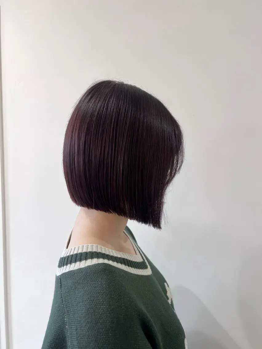 ショート カット ヘアカラー トリートメント 🤎ボブ/ショート/ Rinka🤎のヘアスタイル