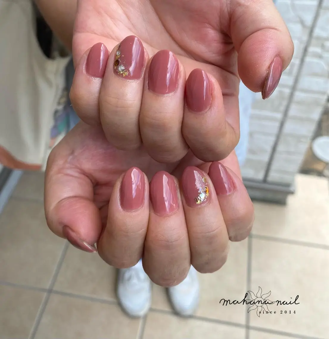ネイル ワンカラーネイル mahana nailのネイルデザイン
