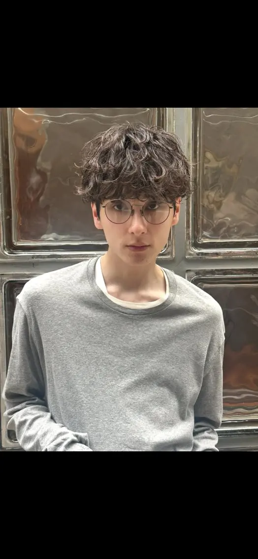 ショート パーマ メンズ メンズパーマ 似合わせパーマ🔥 河浪  大智のヘアスタイル