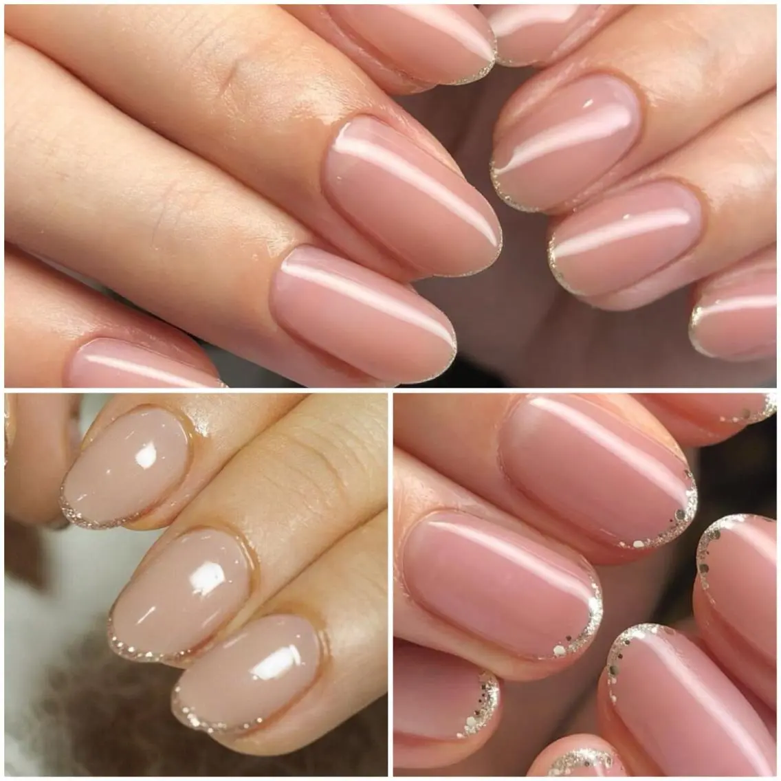 ネイル ラメ(グリッター) ワンカラーネイル モチの良さ◉ フィルインネイル♡のネイルデザイン