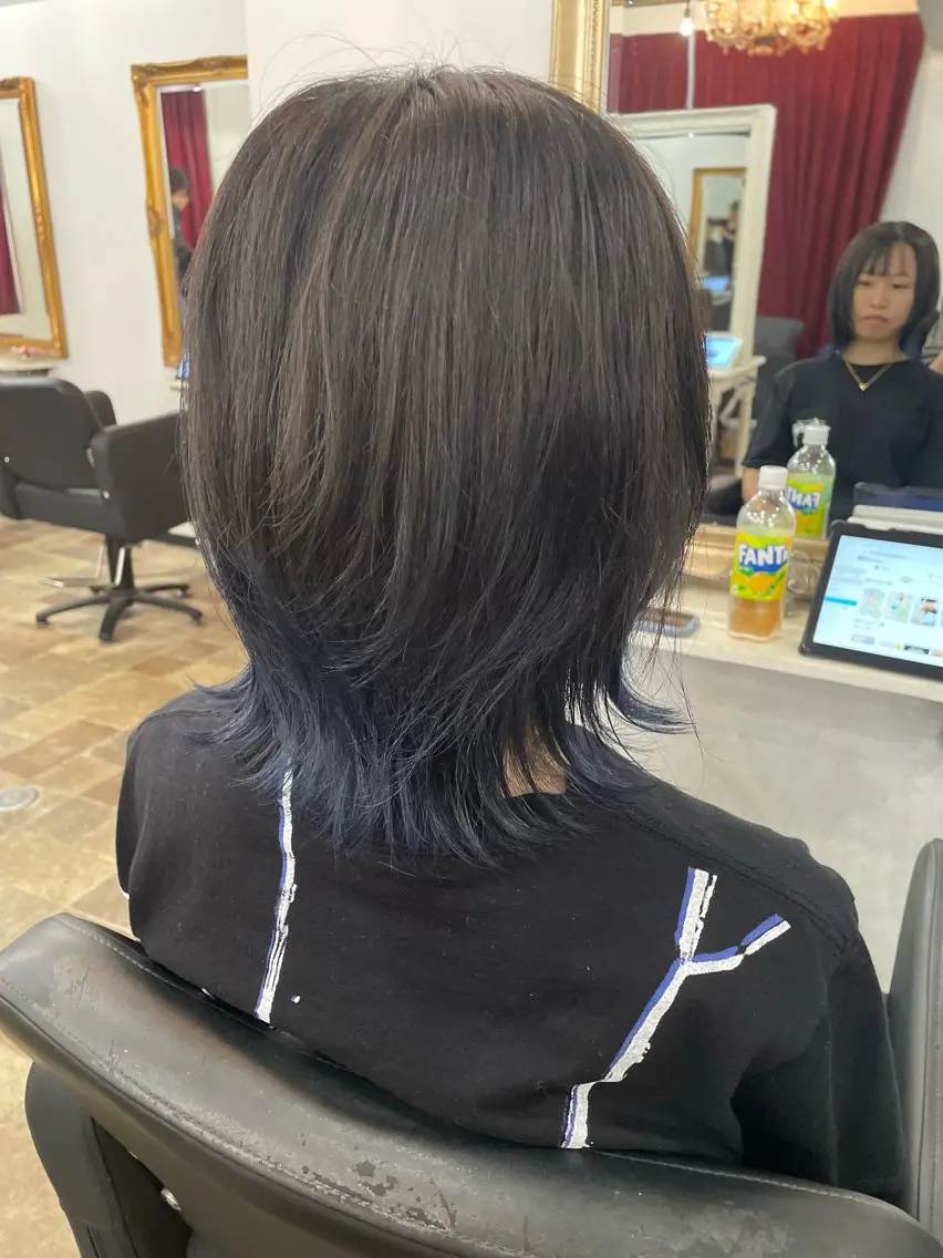 ショート カラー amphihair 高橋祐也のヘアスタイル