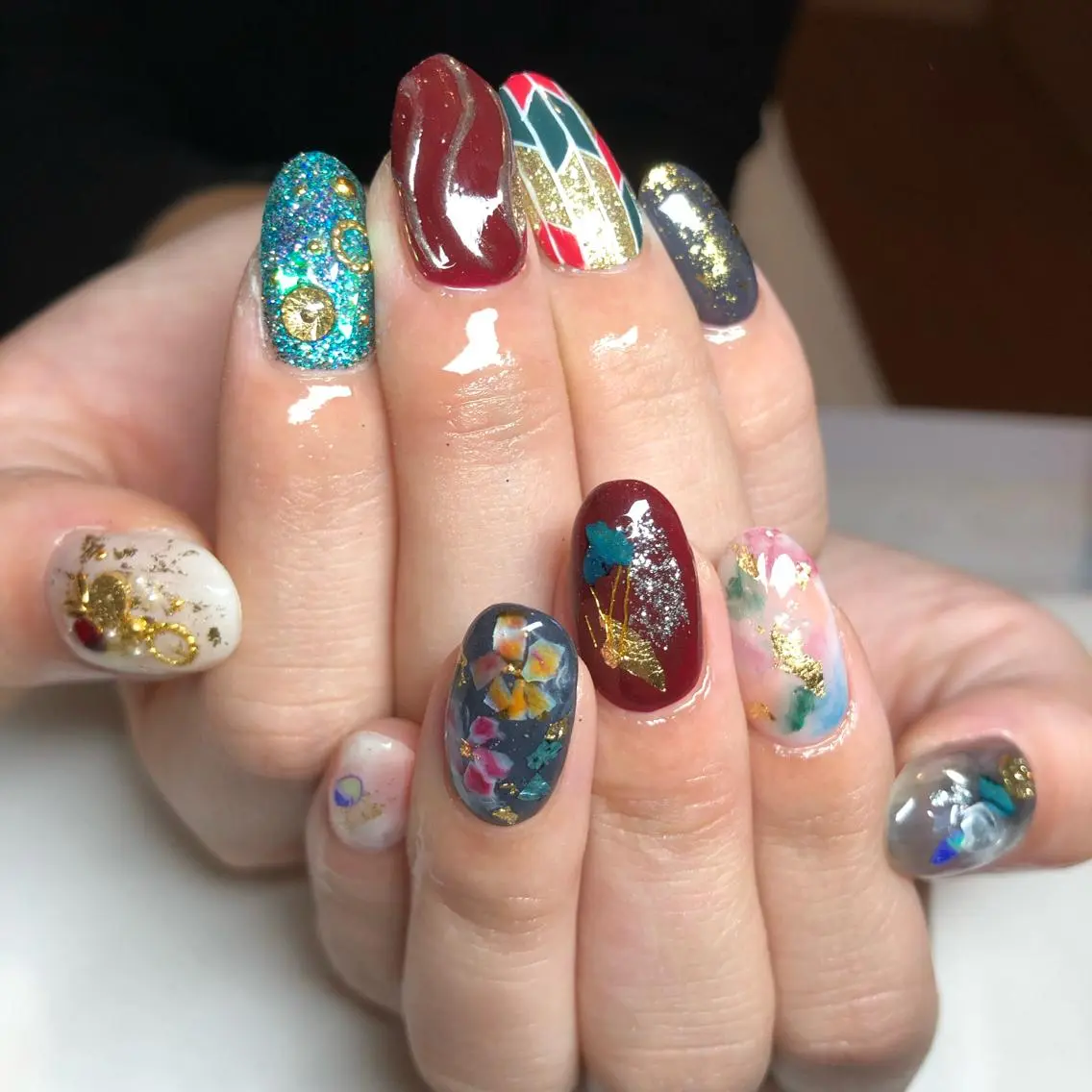 ネイル ニュアンスネイル Maggie staffのネイルデザイン
