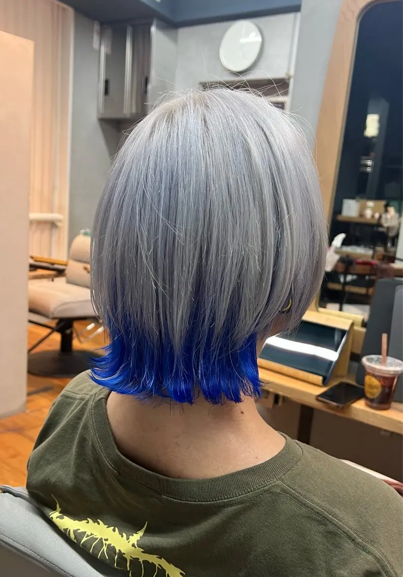 ショート ヘアカラー トリートメント ✨透明感カラー×艶髪 ✨生神優季のヘアスタイル