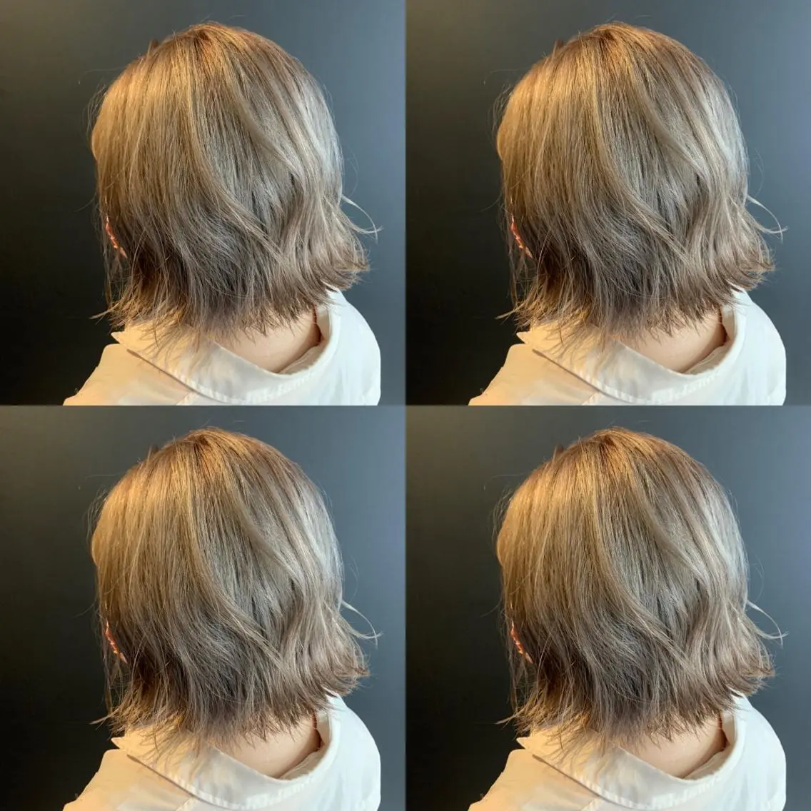 ショート カラー グレージュ カット ヘアカラー トリートメント ✨レイヤー/髪質改善 /縮毛矯正✨ナカムラのヘアスタイル
