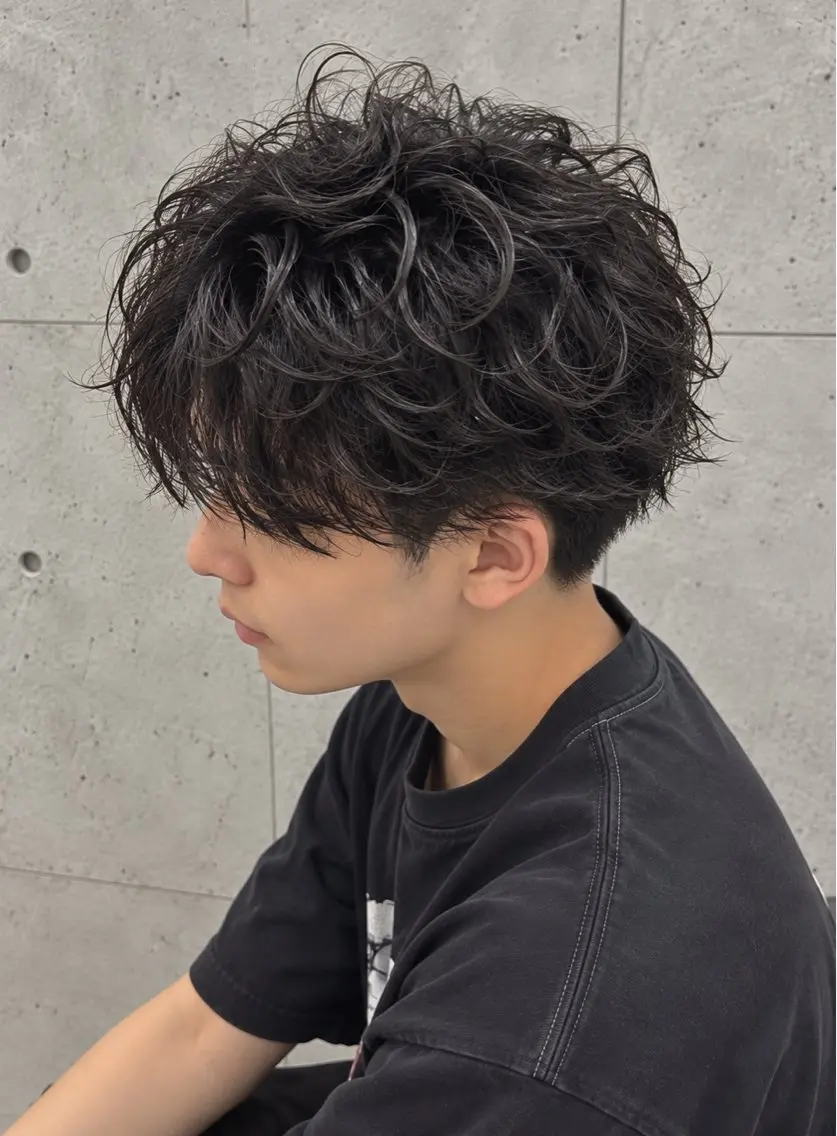 【セット楽チン👀✨】˖˚˳🪐⌖ カット＋メンズパーマ+眉カット˖˚˳🪐⌖【ツイスパ系+￥2000】の写真