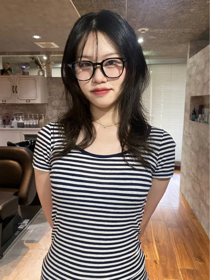 ロング カラー カット ヘアカラー トリートメント mai / linoah˚✧のヘアスタイル