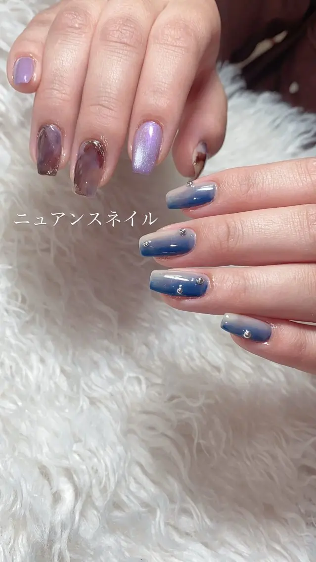 ネイル ハンドネイル n o q r m. n a c h iのネイルデザイン