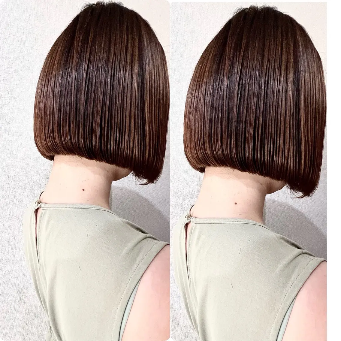 ショート 切っぱなし💇‍♀️ イヤリング🎨龍之介のヘアスタイル